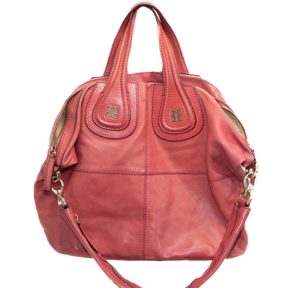 Givenchy Nightingale 2 Way Red Leather Bag